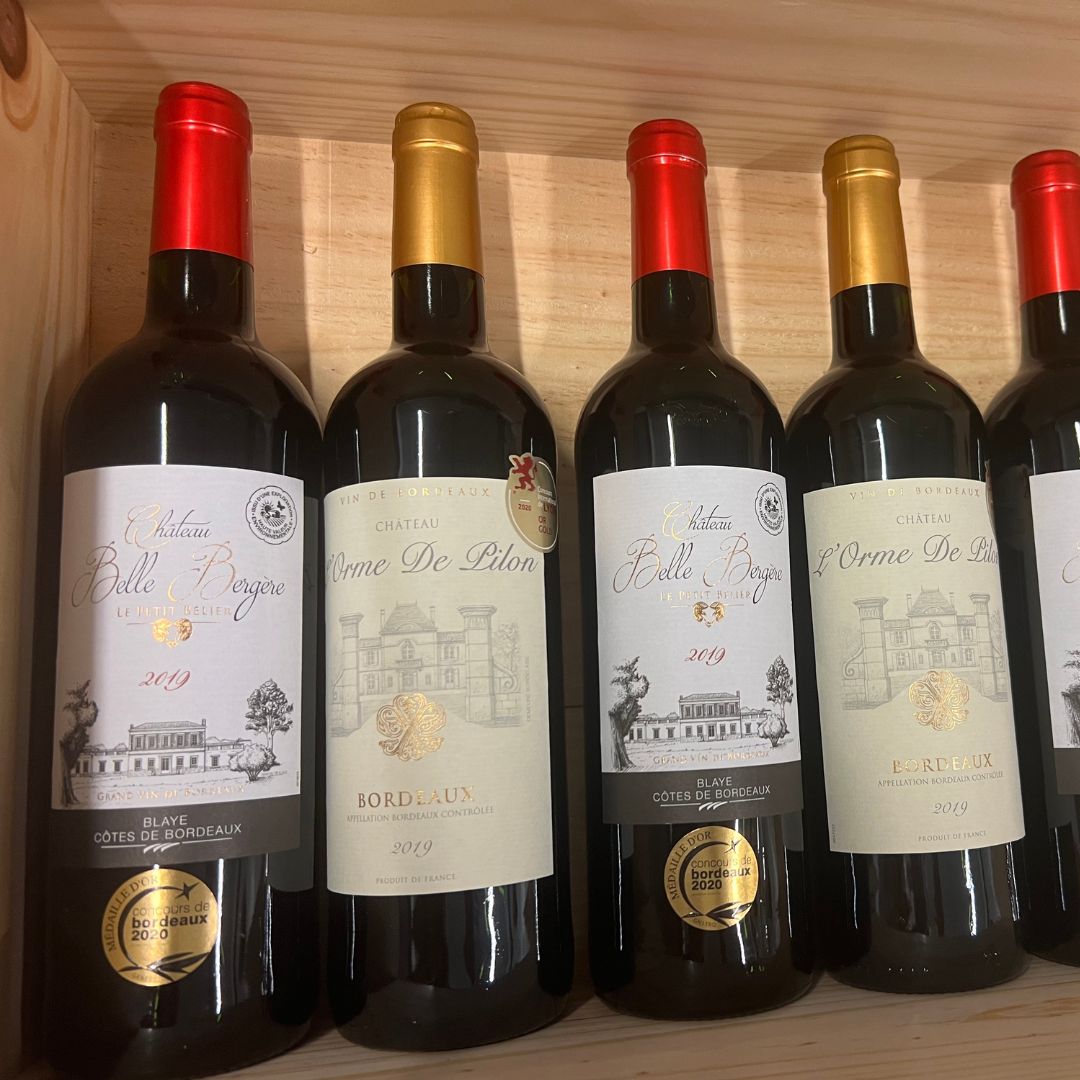 Caisse Collection Prestige 2019 - 12 bouteilles - 4 grands vins de Bordeaux