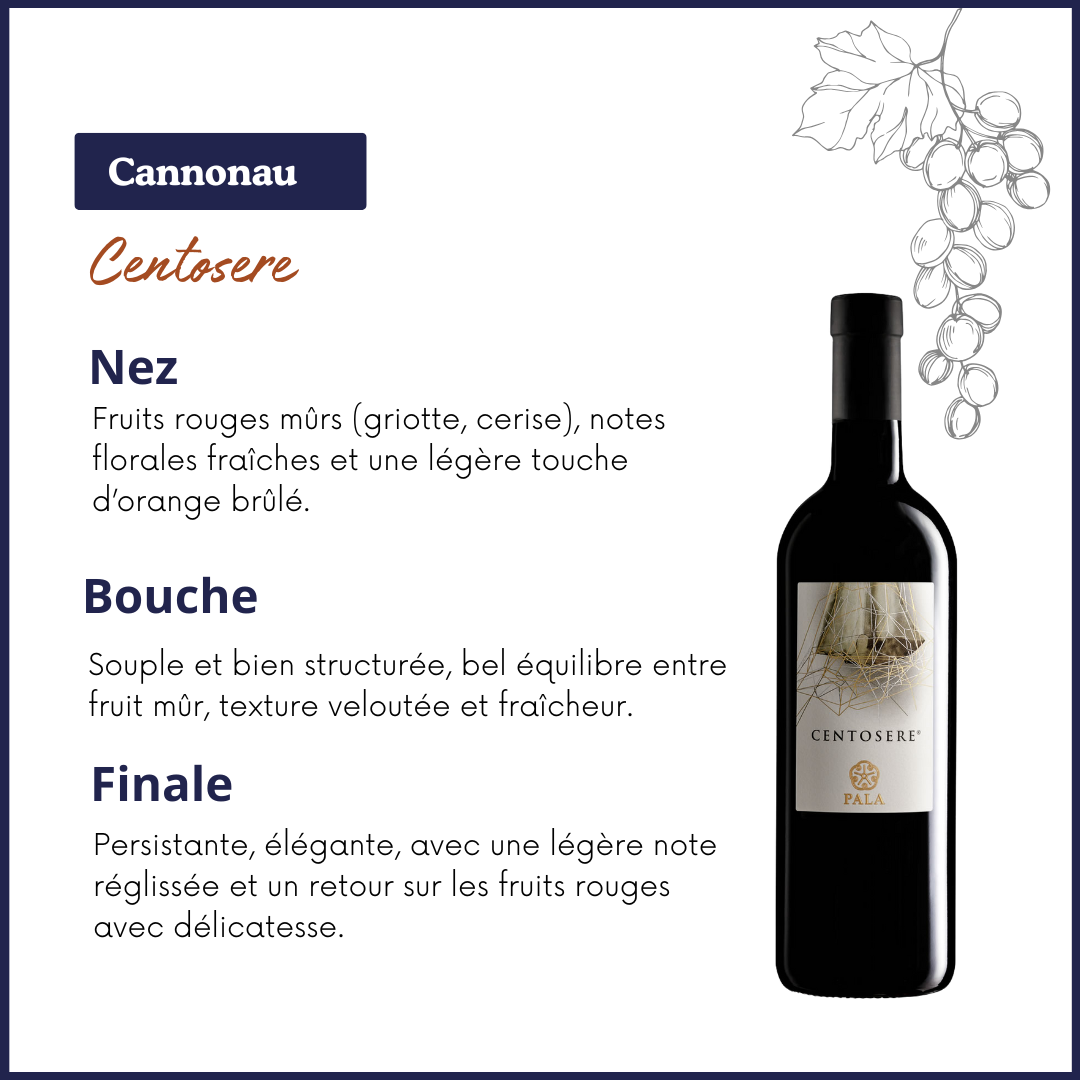 Centosere – Cannonau di Sardegna DOC – Vin rouge