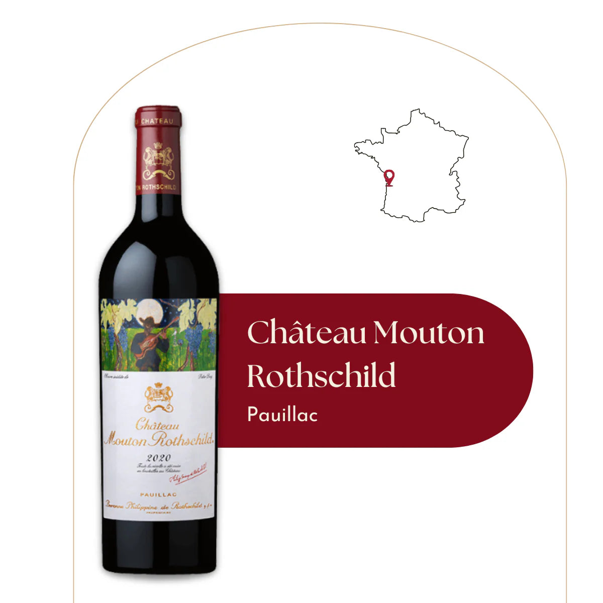 Château Mouton Rothschild 2020, AOC Pauillac, 75cl – DistriQual