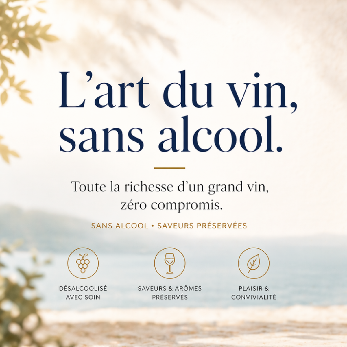 Vin rouge sans alcool, Castel de Saint-Aimé, 75 cl