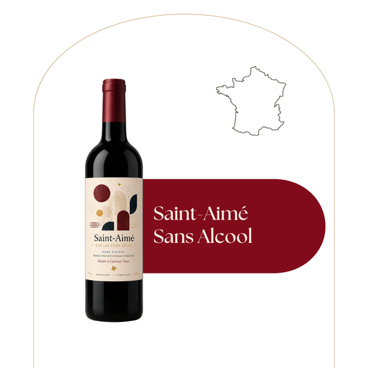 Vin rouge sans alcool, Saint-Aimé, 75 cl