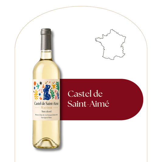 Vin blanc sans alcool, Castel de Saint-Aimé, 75 cl