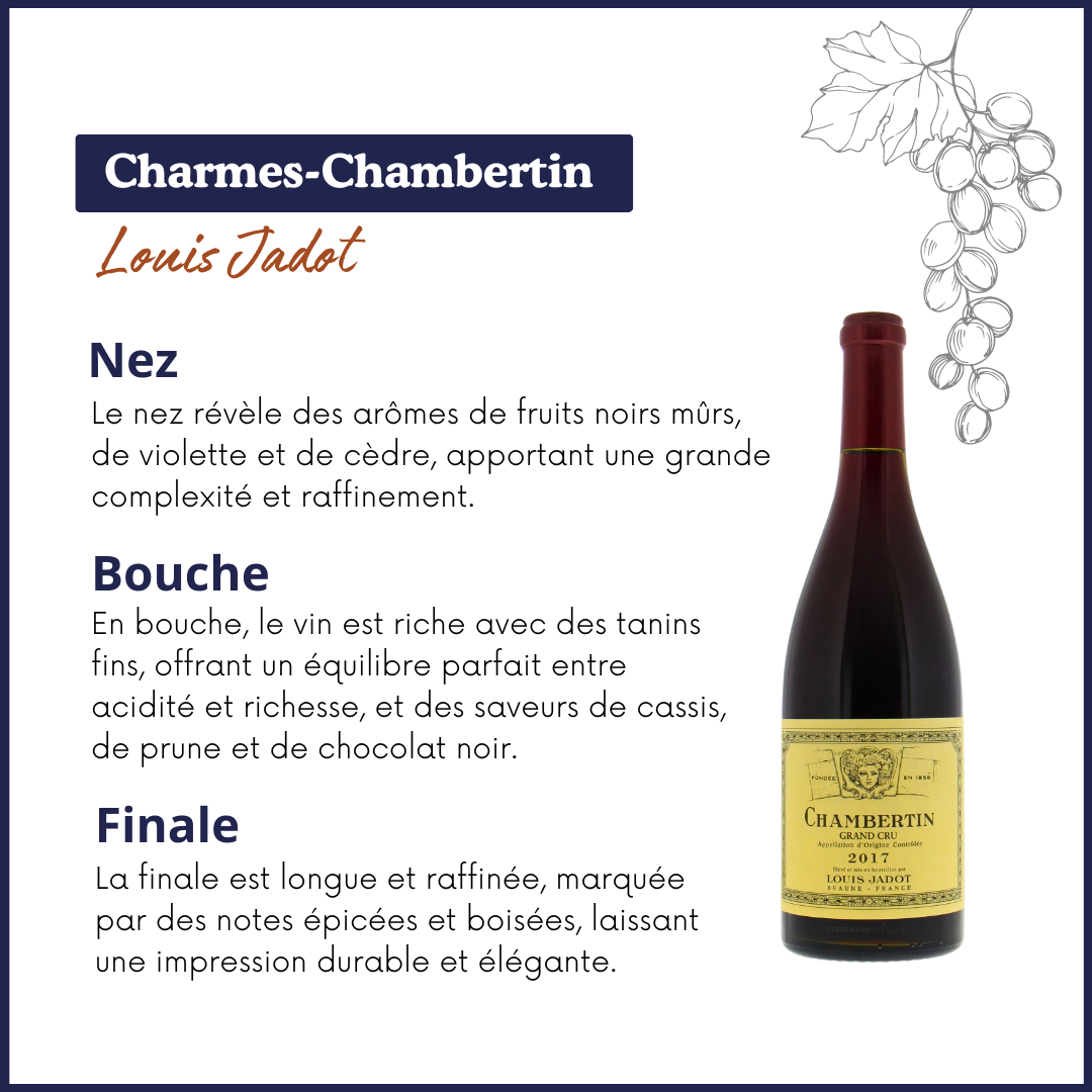 Charmes-Chambertin 2017 - Louis Jadot - Grand Cru