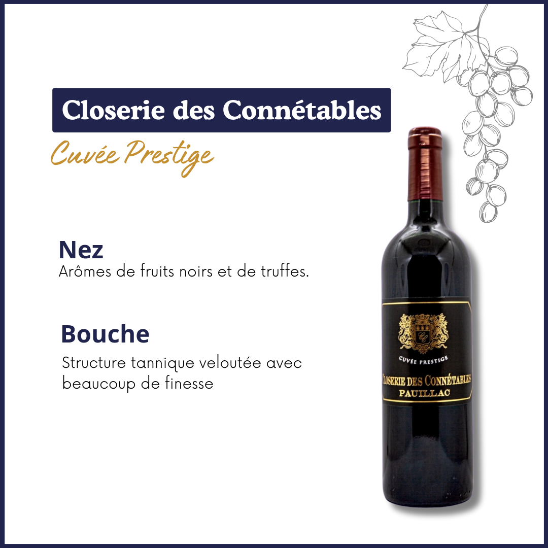 Closerie des Connétables - Cuvée Prestige - AOC - Pomerol - Vin rouge