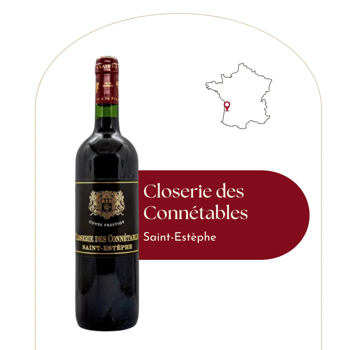 Rotwein - Closerie des Connétables - Cuvée Prestige - AOC - Saint-Estèphe