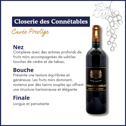 Haut-Médoc - Closerie des Connétables - AOC - Vin rouge