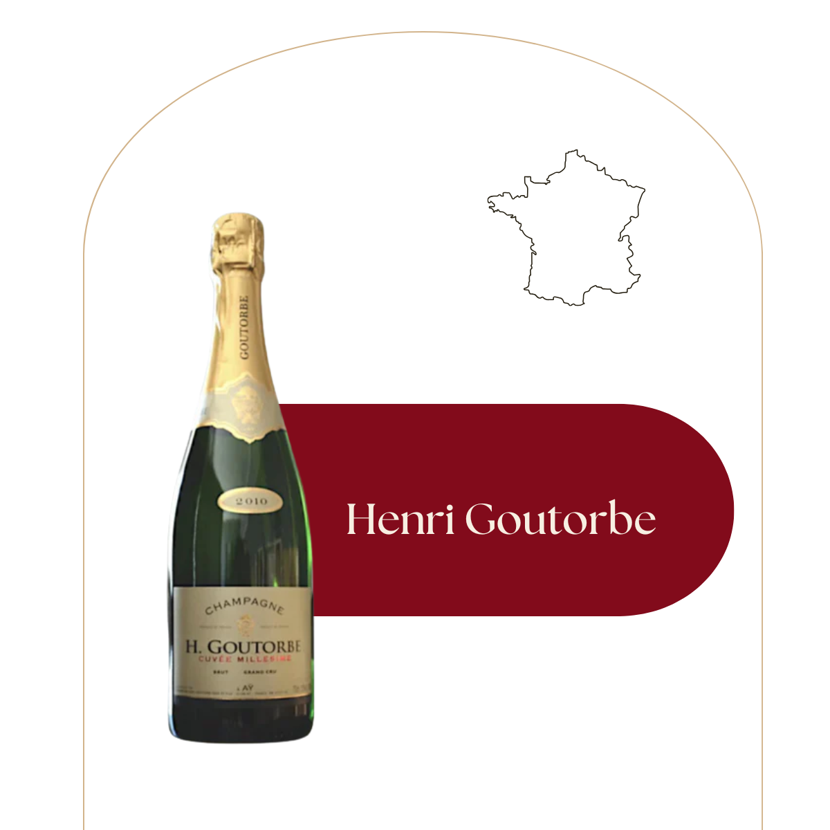Champagne Brut - Henri Goutorbe - Millésimé Grand Cru