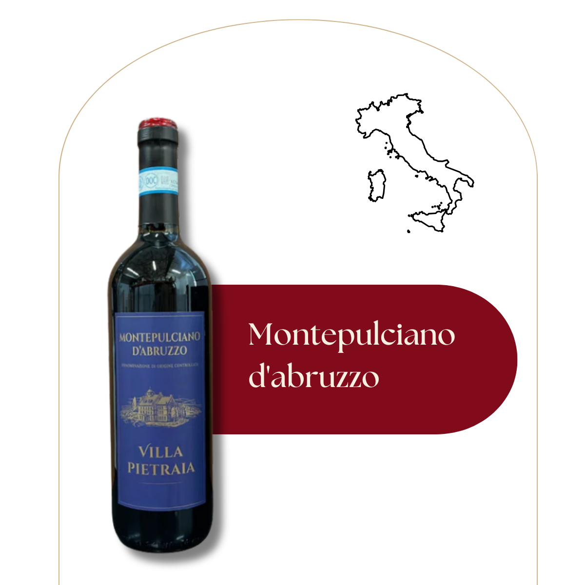 Montepulciano d'abruzzo - Villa Petraia - Vin rouge