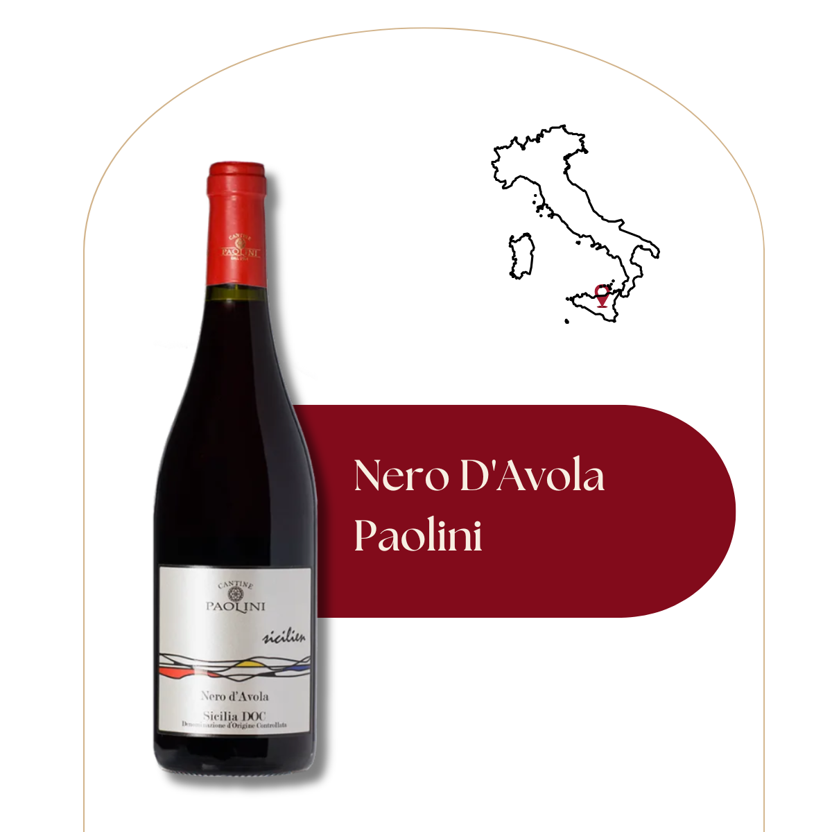 Nero D'Avola - Paolini - Vin rouge