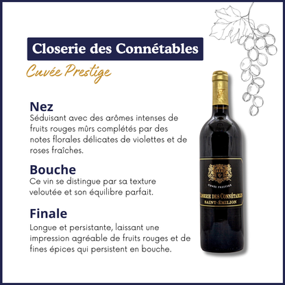 Saint Emilion - Closerie des Connétables - AOC - Vin rouge