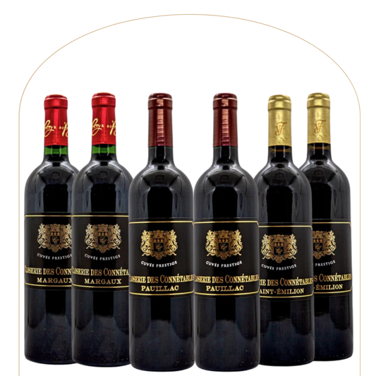 Closerie des Connétables (Margaux 75cl x2, Pauillac 75cl x2, Saint-Émilion 75cl x2)