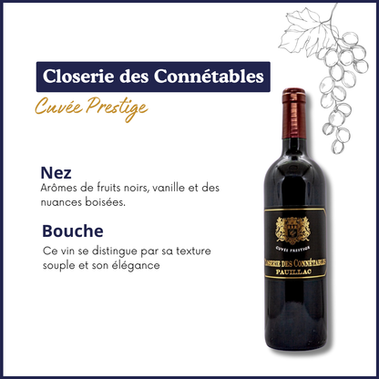 Closerie des Connétables - Cuvée Prestige - AOC - Pauillac - Vin rouge