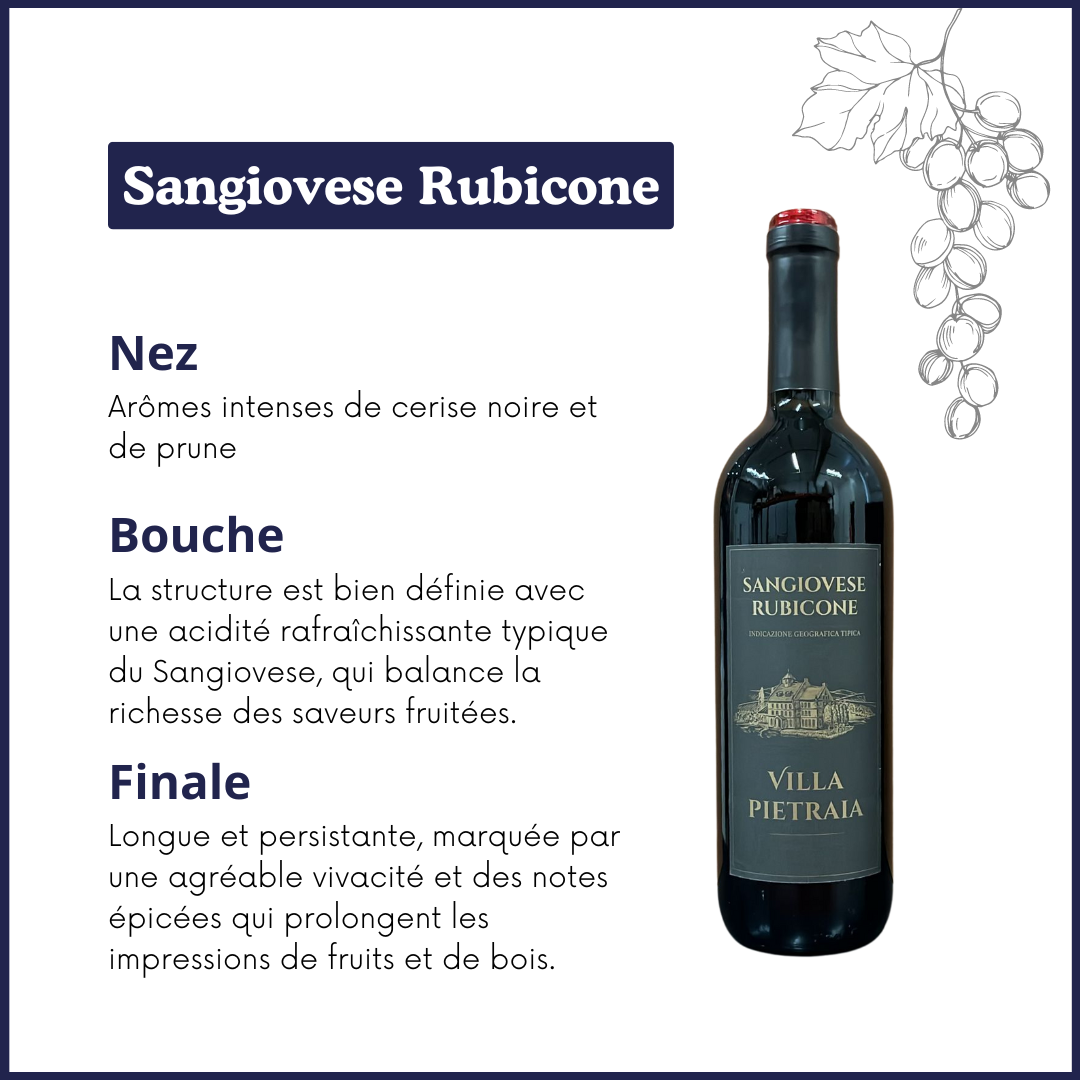 Sangiovese Rubicone - Villa Pietraia - IGT Toscana - Rotwein