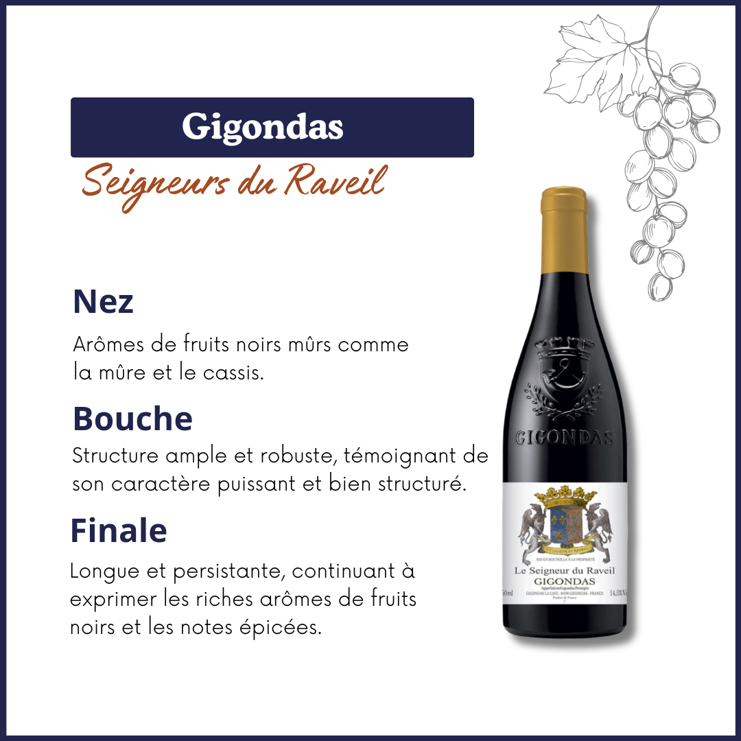 Seigneurs du Raveil - Gigondas - Rotwein