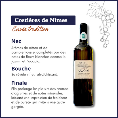 Bel-Air Vineyards - AOP - Costières de Nìmes - Weißwein
