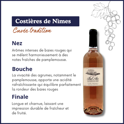 Bel-Air Vineyards - AOP - Costières de Nìmes - Roséwein