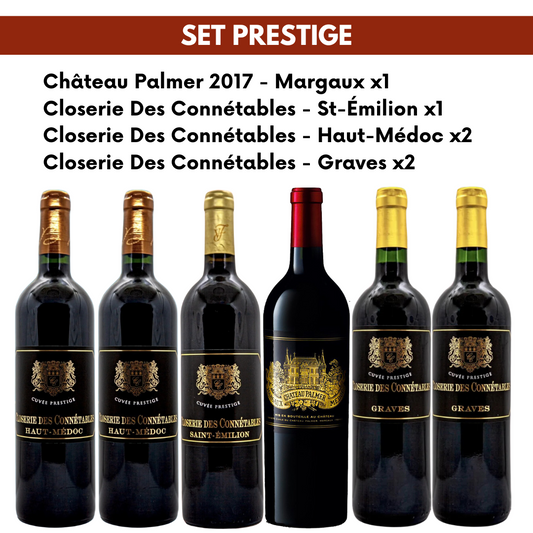 Set Prestige Palmer - 6 vins Bordeaux