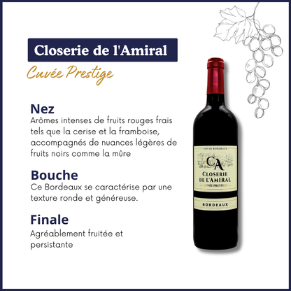 Closerie de l'Amiral - Cuvée Prestige - Vino rosso